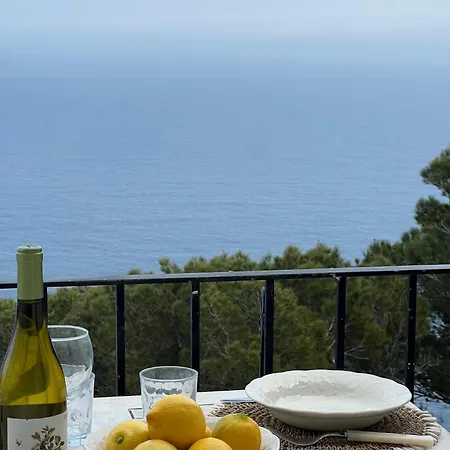 Casa Blanca De Con Vistas Al Mar Y Piscina * Begur